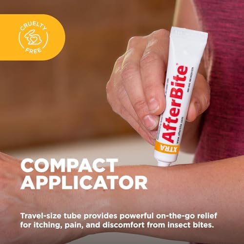 After Bite Fórmula Xtra - Alivio para Picaduras de Mosquitos, Hormigas de Fuego y Más - Gel Portátil con Diphenhydramine HCl - 0.7 oz (Paquete de 4) - imagen 2