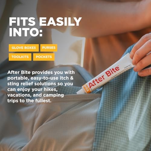 After Bite Fórmula Xtra - Alivio para Picaduras de Mosquitos, Hormigas de Fuego y Más - Gel Portátil con Diphenhydramine HCl - 0.7 oz (Paquete de 4) - imagen 4