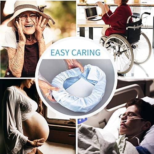 Set de Orinal MINIVON con 30 Forros Desechables, Almohadillas Súper Absorbentes y Guantes - Paquete de 30 Unidades - Orinal para Mujeres Ancianas y - imagen 6