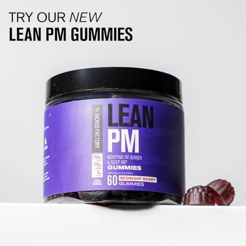 Jacked Factory Lean PM Quema Grasa Nocturna, Suplemento para Dormir y Supresor de Apetito - 60 Pastillas Veganas Sin Estimulantes - imagen 2