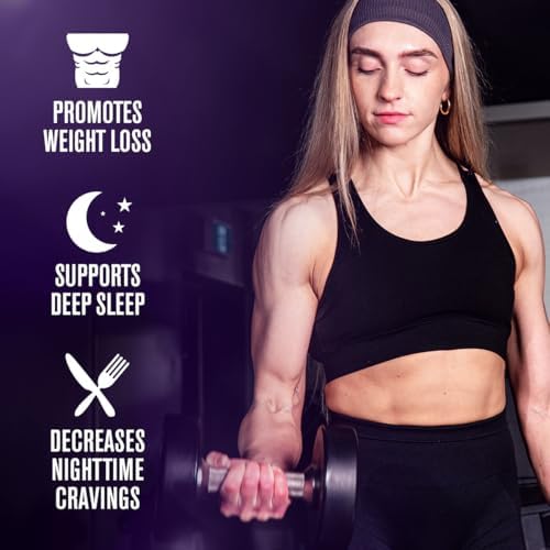 Jacked Factory Lean PM Quema Grasa Nocturna, Suplemento para Dormir y Supresor de Apetito - 60 Pastillas Veganas Sin Estimulantes - imagen 4