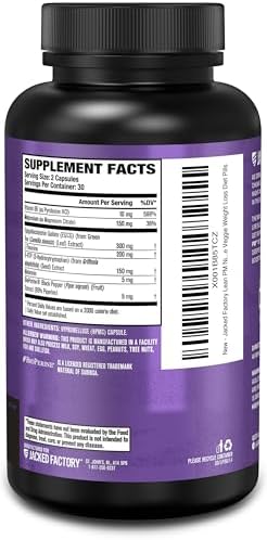 Jacked Factory Lean PM Quema Grasa Nocturna, Suplemento para Dormir y Supresor de Apetito - 60 Pastillas Veganas Sin Estimulantes - imagen 8