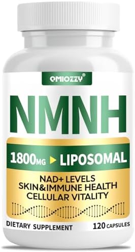 Suplemento NMNH 1000mg - Alternativa a Nicotinamida Mononucleótido, Aumenta NAD+ con Resveratrol Liposomal y Nicotinamida Ribósido NR, 120 Cápsulas - imagen 1