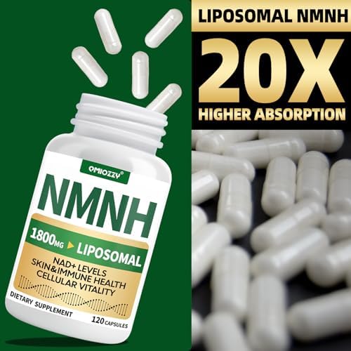 Suplemento NMNH 1000mg - Alternativa a Nicotinamida Mononucleótido, Aumenta NAD+ con Resveratrol Liposomal y Nicotinamida Ribósido NR, 120 Cápsulas - imagen 3