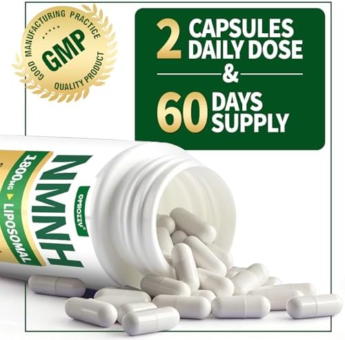 Suplemento NMNH 1000mg - Alternativa a Nicotinamida Mononucleótido, Aumenta NAD+ con Resveratrol Liposomal y Nicotinamida Ribósido NR, 120 Cápsulas - imagen 7