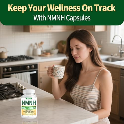 Suplemento NMNH 1000mg - Alternativa a Nicotinamida Mononucleótido, Aumenta NAD+ con Resveratrol Liposomal y Nicotinamida Ribósido NR, 120 Cápsulas - imagen 8