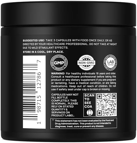 Suplemento para Pérdida de Peso Super GLP-1 Berberina con Dihidroberberina, Canela de Ceilán, Té Verde y Cromo Picolinato - Alta Potencia 100:1 - imagen 8