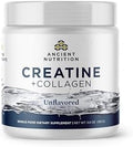 Ancient Nutrition Creatina + Colágeno – Fortalece Músculos, Aumenta Masa Muscular, Confort Articular y Soporte Cognitivo – 5g de Creatina - imagen 1