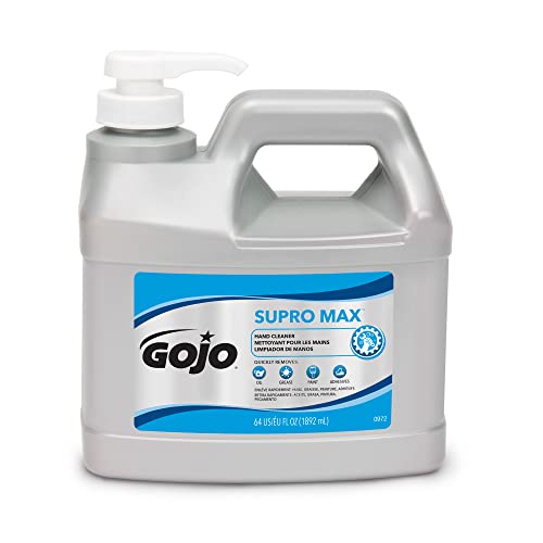 Limpiador de Manos GOJO SUPRO MAX, Botella de 1/2 Galón, Limpiador Pesado con Bomba (Paquete de 1) – 0972-04 - imagen 4