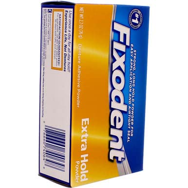 Polvo Adhesivo para Dentaduras Fixodent Extra Firme 2.70 oz (Paquete de 3) - imagen 4