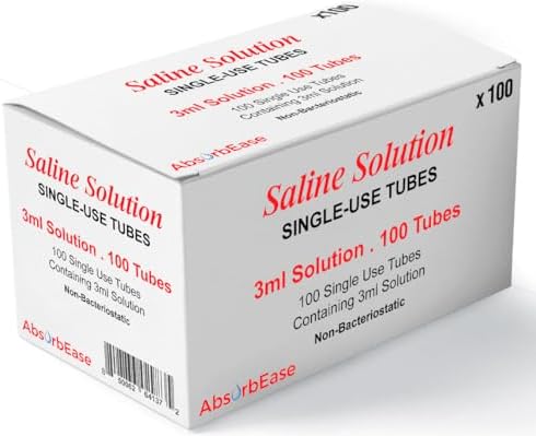 Solución Salina AbsorbEase 3ml Cada Una, 100 por Caja - imagen 2