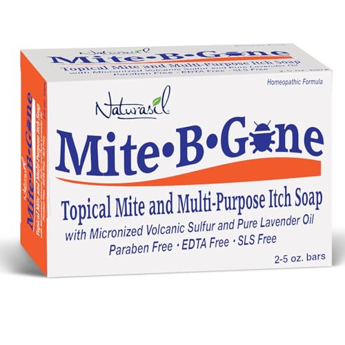 Jabón Mite-B-Gone para Alivio - Tratamiento Rápido Anti-Picazón con Azufre para Mitos Humanos, Picaduras de Insectos y Mosquitos | Seguro para Niños - imagen 2