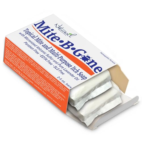 Jabón Mite-B-Gone para Alivio - Tratamiento Rápido Anti-Picazón con Azufre para Mitos Humanos, Picaduras de Insectos y Mosquitos | Seguro para Niños - imagen 3