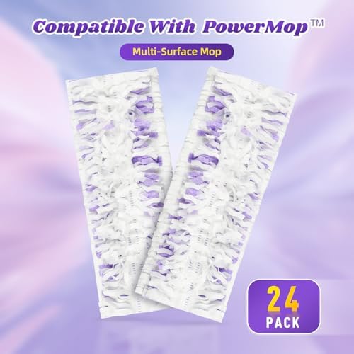 Paquete de 24 Almohadillas Desechables para Mopas Power Mop™ - Reemplazos Multi-Superficie para Limpieza de Pisos - imagen 2
