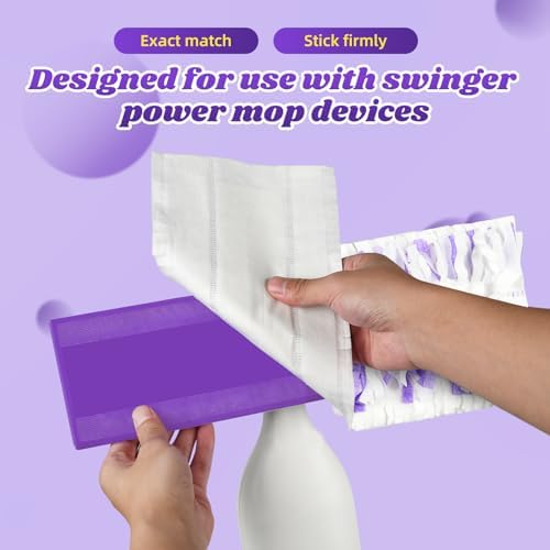 Paquete de 24 Almohadillas Desechables para Mopas Power Mop™ - Reemplazos Multi-Superficie para Limpieza de Pisos - imagen 7