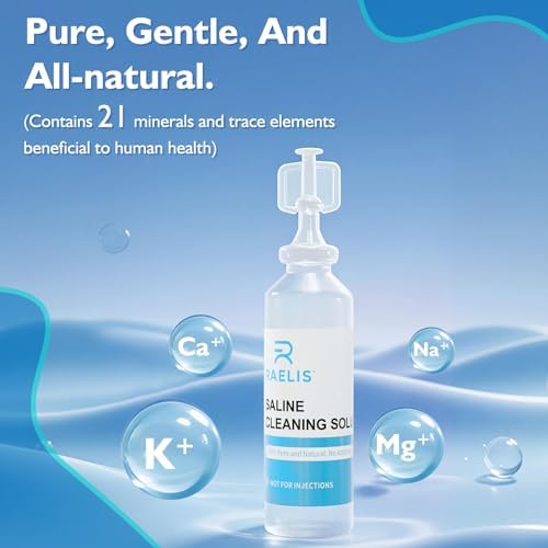 Solución Salina RAELIS, 300ml / 10.56 FL OZ, Solución Normal para Múltiples Usos, 5ml Cada Una, 60 por Caja - imagen 5