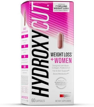 Hydroxycut +Mujeres - Fórmula Termogénica de Soporte - Energía y Metabolismo - C. Canephora Robusta, Colágeno, Biotina, Hierro y Folato - Cápsulas - imagen 1