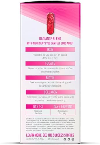 Hydroxycut +Mujeres - Fórmula Termogénica de Soporte - Energía y Metabolismo - C. Canephora Robusta, Colágeno, Biotina, Hierro y Folato - Cápsulas - imagen 7