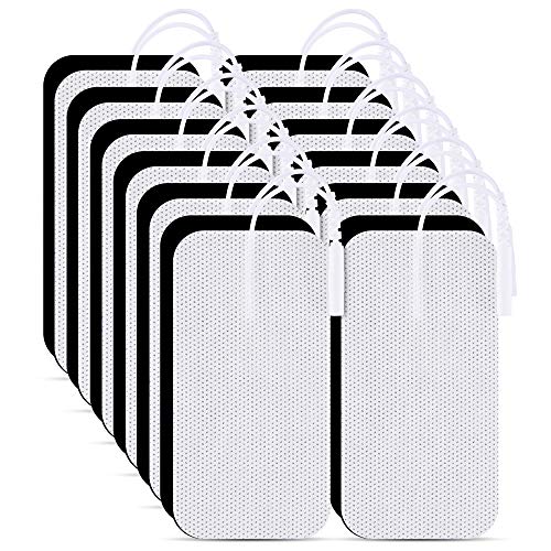 Parches Reemplazo LYINIE TENS 2X4 24 Piezas, 3ra Generación, Reutilizables y Sin Látex, Electrodos Autoadhesivos Mejorados para Electroterapia y - imagen 1