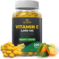 Vitamina C 2000 mg Dr. JOEL'S para Soporte Inmunológico - 200 Tabletas con Zinc, Saúco, Rosa Mosqueta y Equinácea - Refuerza el Sistema Inmunológico - imagen 1
