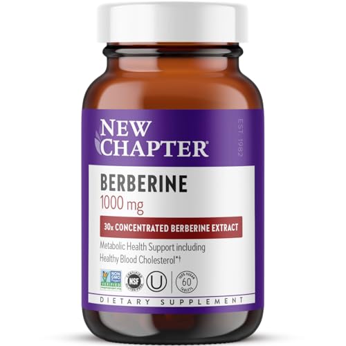 Suplemento de Berberina New Chapter - Berberina Súper Potente 1000 mg, Extracto Concentrado de Agracejo Indio para Salud Metabólica, Corazón y - imagen 5