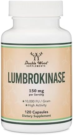 Suplemento de Enzimas Lumbroquinasa - 120 Cápsulas (Máxima Actividad 10,000 FU/Gramo) 150mg por Porción (Sin Rellenos, No OGM, Sin Gluten) para - imagen 5