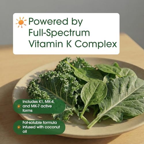NatureBell Complejo de Vitamina K - 300 Softgels - 2,600mcg de Vitamina K - Suplemento para Huesos y Corazón - Alta Absorción K1 & K2 MK-4 & MK-7* - imagen 6