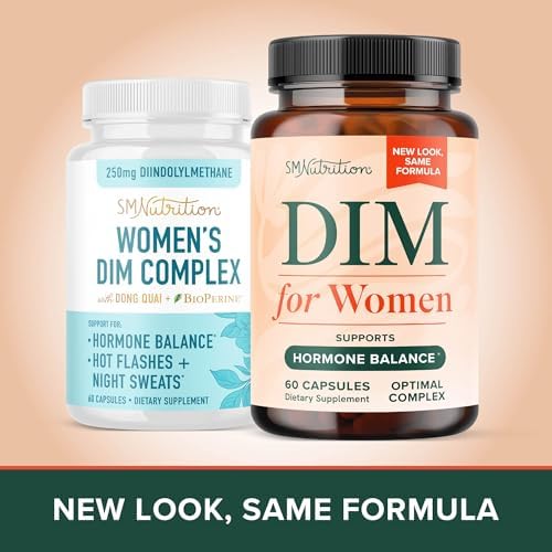 Suplemento DIM para Mujeres 250 mg | Equilibrio de Estrógenos y Hormonas | Apoyo para Menopausia, Sofocos y Sudores Nocturnos | 60 Cápsulas - imagen 3