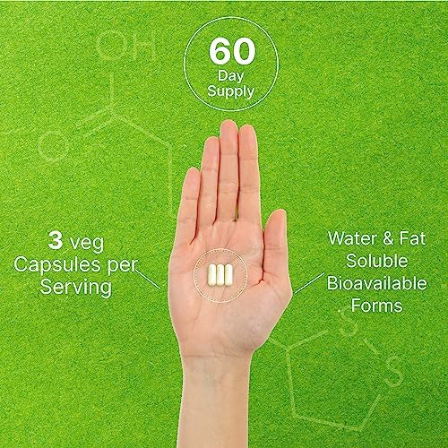 Ácido Lipoico 1,000mg, 180 Cápsulas Veganas – 50/50 R-ALA & S-ALA para Máxima Biodisponibilidad – Suplemento Antioxidante – Energía y Soporte del - imagen 5