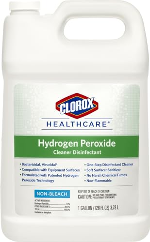 Recarga de Limpiador Desinfectante Clorox Healthcare con Peróxido de Hidrógeno, Libre de Blanqueador, 128 Onzas Líquidas (El Paquete Puede Variar) - imagen 4