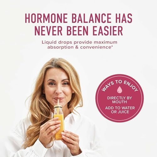 Gotas Líquidas para el Equilibrio Hormonal | Con Cohosh Negro, Ortiga, Hoja de Frambuesa Roja, Vitex y Más | Alivio para Menopausia, Sofocos y PMS | - imagen 4
