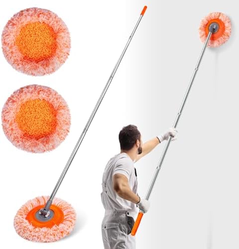 Mopa de Pared Keyloland, Limpiador de Paredes Premium de 68”, Herramienta Profesional para Limpiar Zócalos, Mopa de Alta Calidad para Polvo - imagen 1