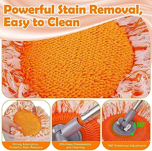 Mopa de Pared Keyloland, Limpiador de Paredes Premium de 68”, Herramienta Profesional para Limpiar Zócalos, Mopa de Alta Calidad para Polvo - imagen 3