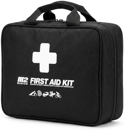 Kit de ros Auxilios M2 BASICS de 300 Piezas, 40 Artículos Únicos, Kit Médico de Emergencia con Bolsa Organizada para Casa, Auto, Viajes y Más - imagen 8
