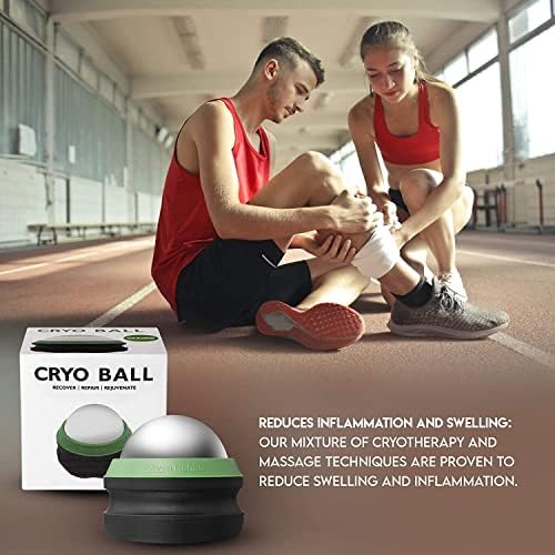Phyya Rehab - Rodillo de Hielo para Masaje - Rodillo para Músculos y Tejido Profundo - Terapia Fría - Rodillo para Fascitis Plantar - imagen 4