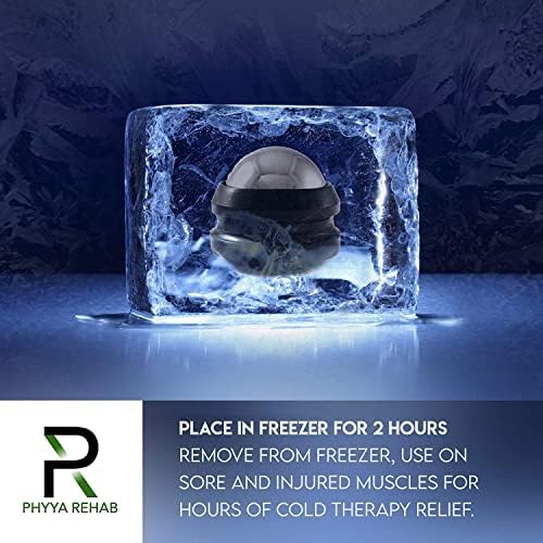 Phyya Rehab - Rodillo de Hielo para Masaje - Rodillo para Músculos y Tejido Profundo - Terapia Fría - Rodillo para Fascitis Plantar - imagen 5