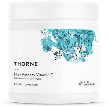 THORNE - Vitamina C de Alta Potencia - Ácido Ascórbico con Calcio, Magnesio y Potasio - Apoyo Inmunológico y Antioxidante - 42 Porciones Sin Gluten, - imagen 1