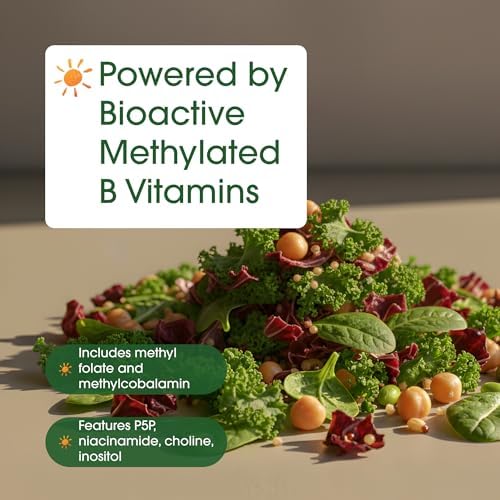 NatureBell Complejo B Metilado - 240 Cápsulas Vegetarianas - Fórmula 12 en 1 de Alta Biodisponibilidad - Apoyo Inmunológico y Energético - Sin OGM y - imagen 6