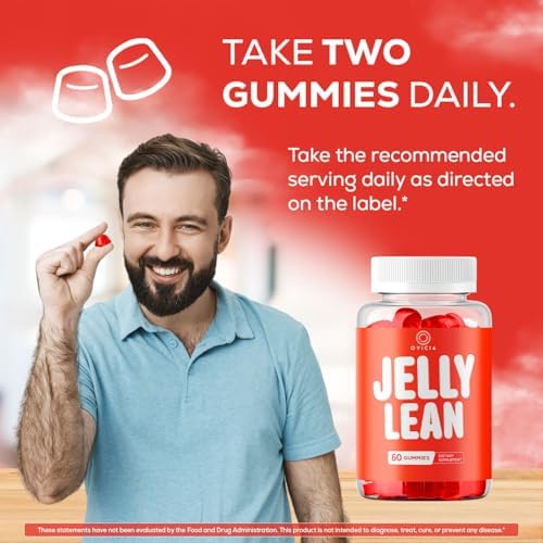 Gomitas Jelly Lean - Fórmula Premium Avanzada de Máxima Potencia, Vitaminas Naturales para la Salud y Bienestar, 60 Gomitas para 1 Mes - imagen 4