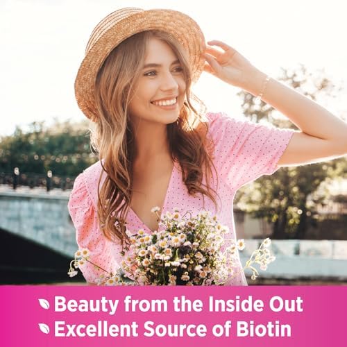 Vitaminas para Cabello, Piel y Uñas de Nature's Truth | 5000mcg | 250 Softgels | Con Colágeno, Biotina y Aceite de Coco | Suplemento No GMO y Sin - imagen 4