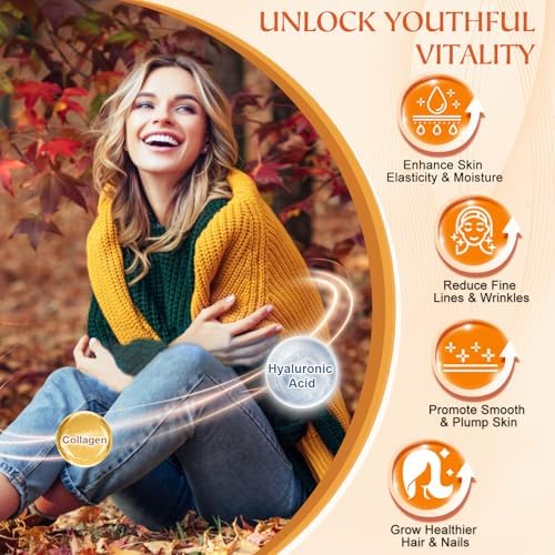 NATURE TARGET Polvo de Multi-Colágeno Hidrolizado para Soporte Articular, Colágeno Tipo I II III V X para Piel, Cabello y Uñas, 35 Porciones, No GMO - imagen 4