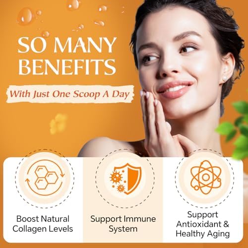 NATURE TARGET Polvo de Multi-Colágeno Hidrolizado para Soporte Articular, Colágeno Tipo I II III V X para Piel, Cabello y Uñas, 35 Porciones, No GMO - imagen 5