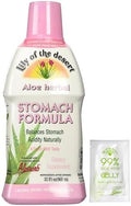 Fórmula Estomacal Lily of The Desert, Jugo de Aloe Vera Orgánico con Olmo Resbaladizo, Manzanilla, Menta y Jengibre para la Salud Digestiva, 32 Oz, - imagen 1