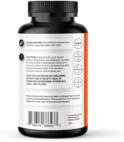 Limpiador 3 en 1 de Ácido Úrico – Suplemento de Extracto de Cereza Ácida con Cúrcuma y Semilla de Apio - Soporte para Pies y Articulaciones - 60 - imagen 8