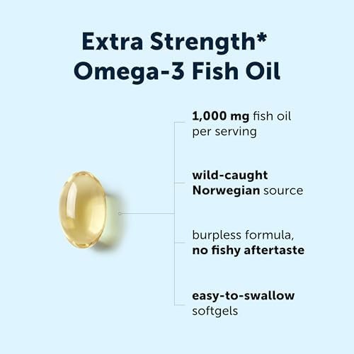 Suplementos de Aceite de Pescado Omega-3 Extra Fuerte Micro Ingredients 1,000mg por Porción, 300 Cápsulas Blandas | Sabor Limón | Sin Eructos | EPA - imagen 3