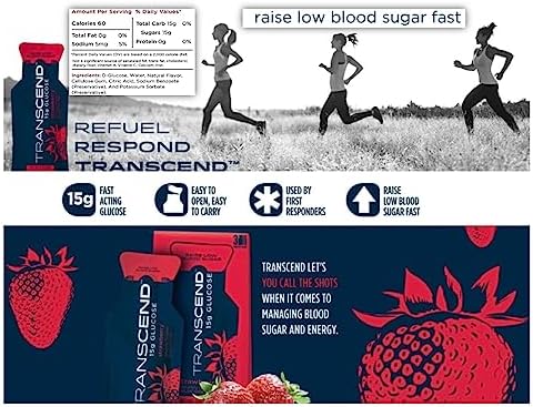 Gel de Glucosa First Aid Global Transcend 15g - Surtido de Naranja y Fresa (12 unidades) - imagen 2