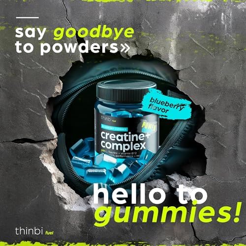 Gomitas de Creatina Monohidratada Complejo 6200mg para Hombres y Mujeres - 120 Gomitas Fórmula Avanzada con L-Taurina y Vitamina B12 para Fuerza - imagen 6