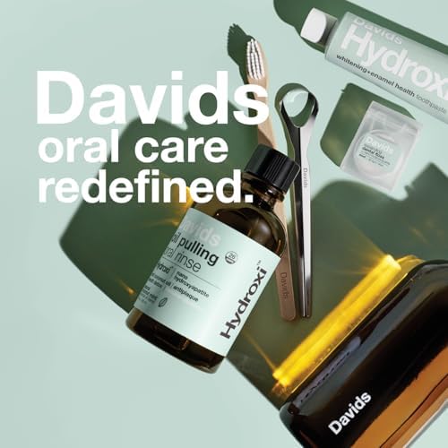 Enjuague Bucal Davids Nano Hydroxiapatita con Aceite de Coco MCT, 9 oz, Promueve Salud Dental y Blanqueamiento Natural, Sabor Menta - imagen 7
