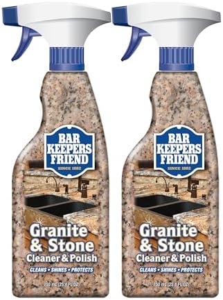 Limpiador y Pulidor Bar Keepers Friend para Granito y Piedra (25.4 oz) - Ideal para Piedra Natural, Fabricada y Pulida, Cuarzo, Silestone, Esteatita, - imagen 1