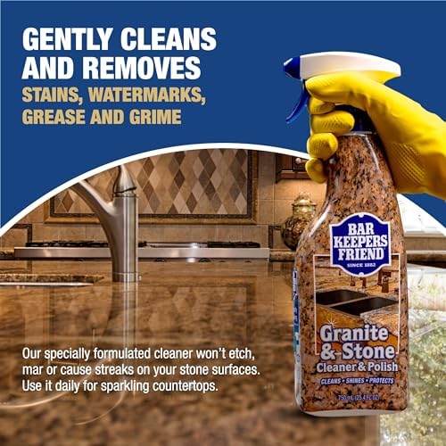 Limpiador y Pulidor Bar Keepers Friend para Granito y Piedra (25.4 oz) - Ideal para Piedra Natural, Fabricada y Pulida, Cuarzo, Silestone, Esteatita, - imagen 3